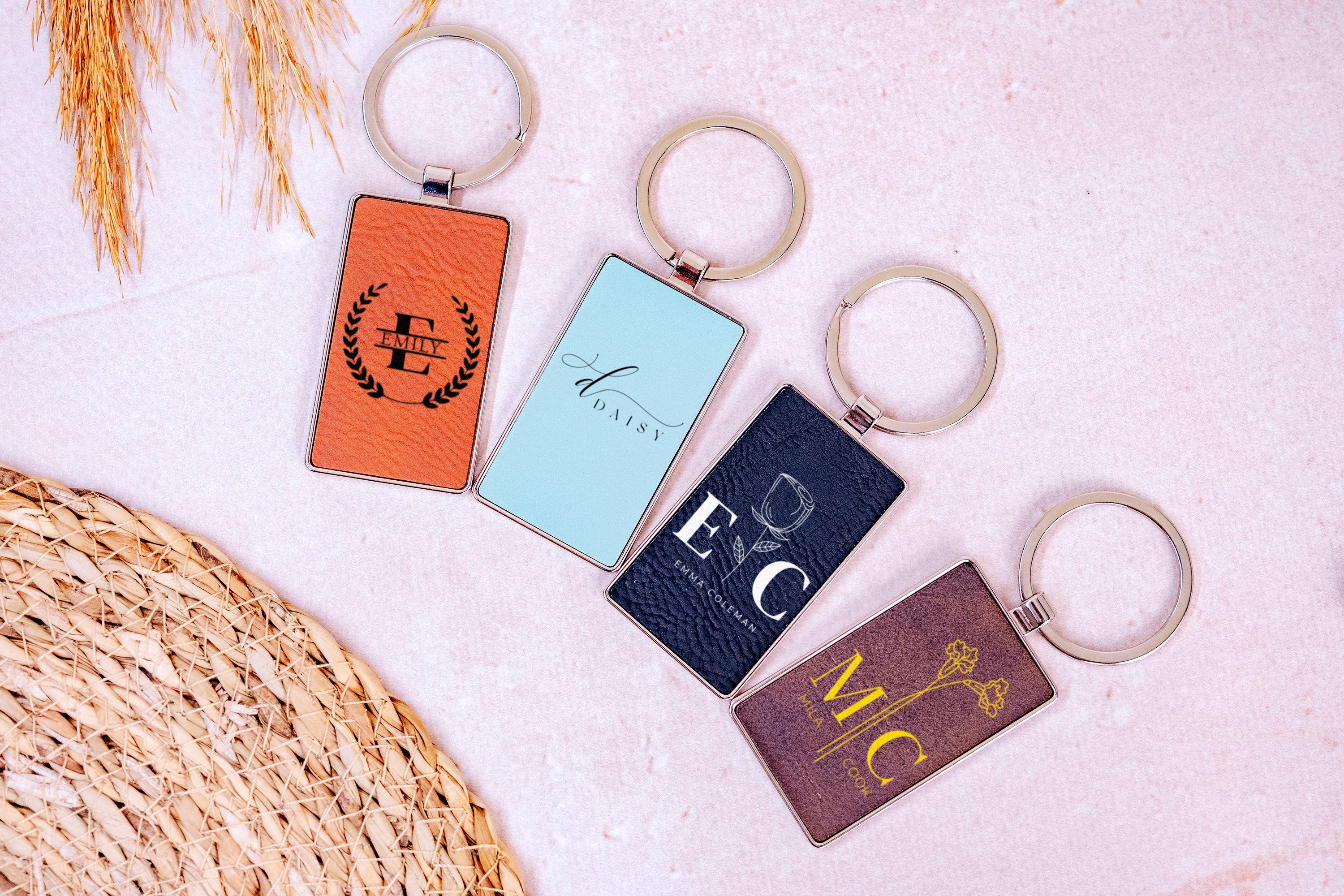 RECTANGULAR KEYCHAIN